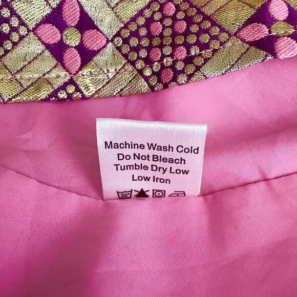 Tuckernuck Dress Women XXL Pink Gold Champagne Dreams Essie Cocktail Glam NWOT - Picture 11 of 12